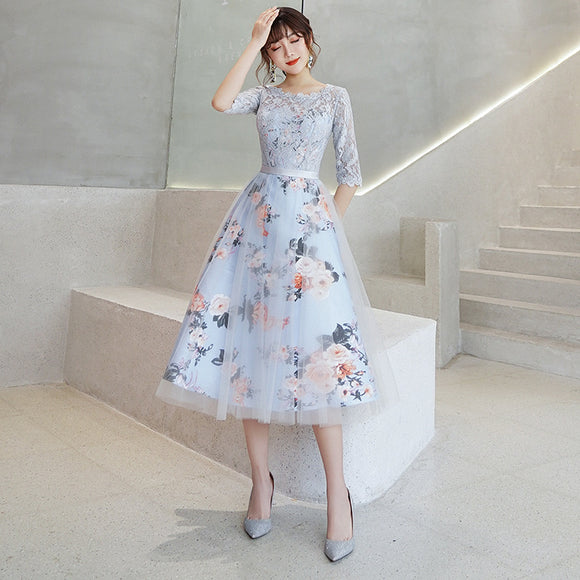 洋裝小禮服短款宴會名媛顯瘦主持人禮服女2023學生畢業禮服裙
